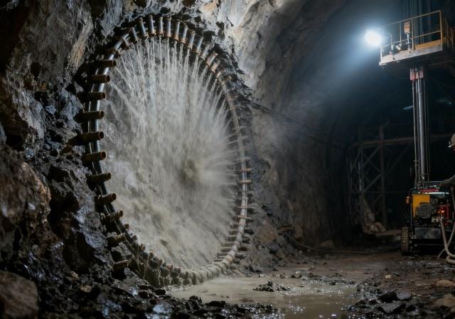 宁都注浆管应用于采矿工程领域